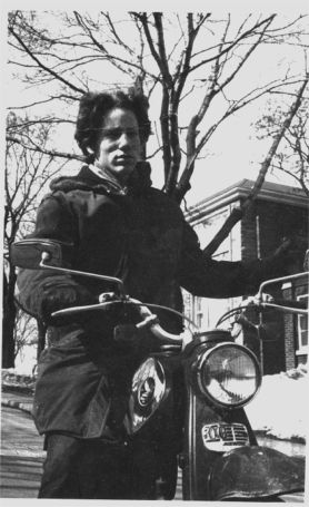 David and motorcycle